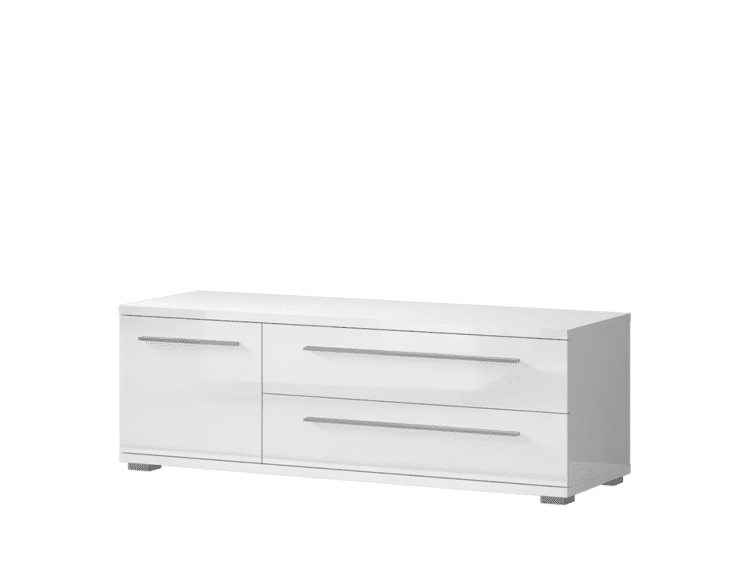 Tv komoda TV135-1K2F - Bela lak