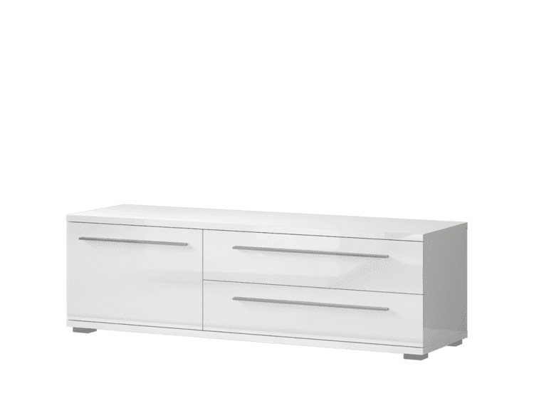 Tv komoda TV150-1K2F - Bela lak