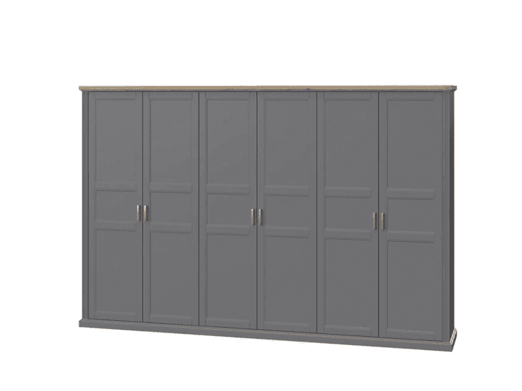 Plakar P6-TA - Grafit mat