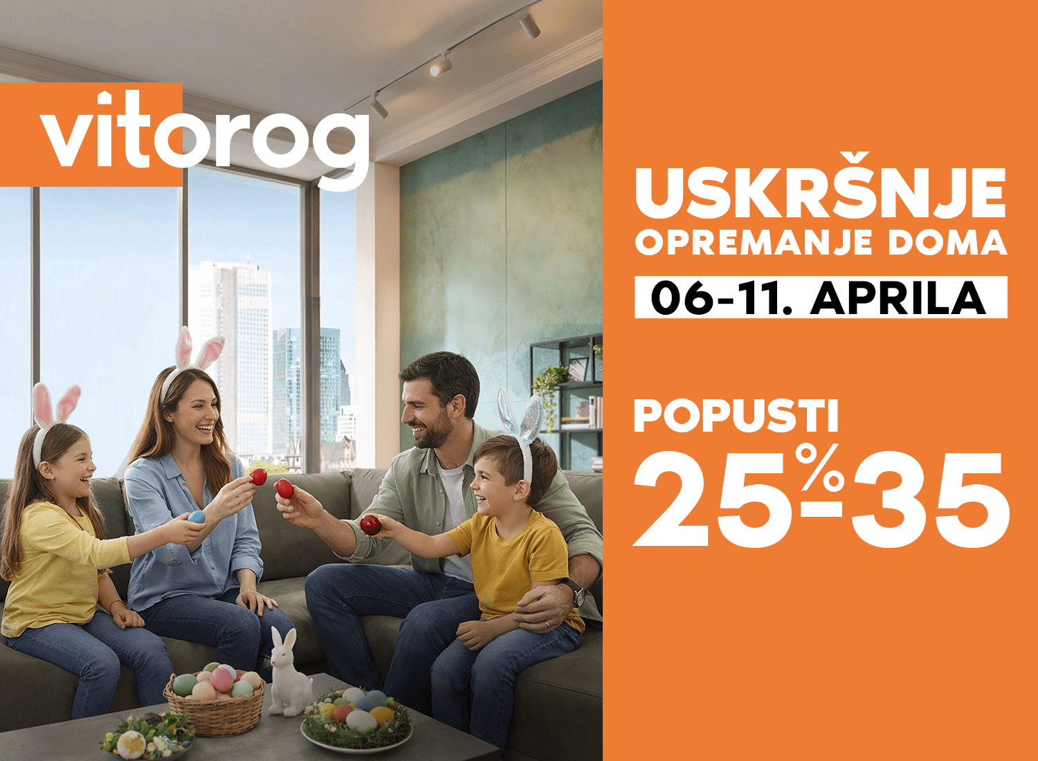 Uskršnje opremanje doma u Vitorogu!