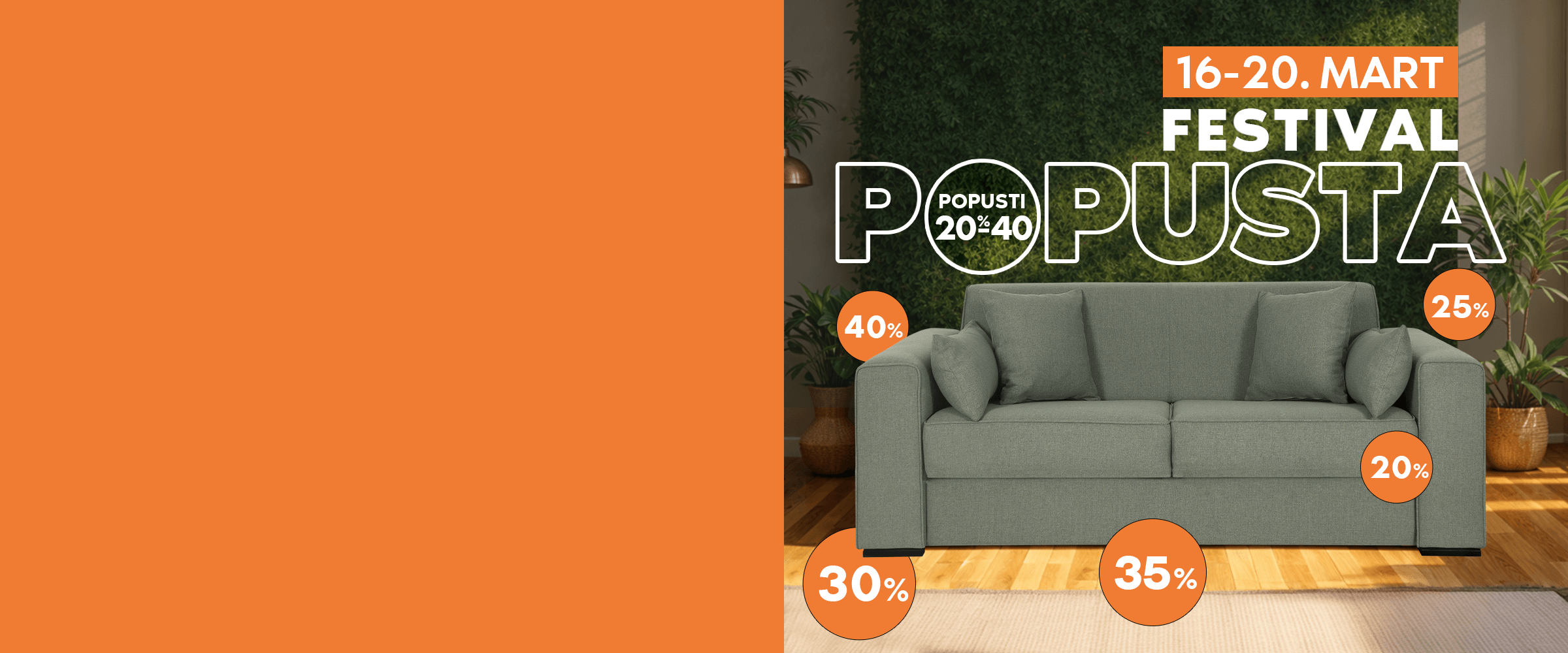 FESTIVAL POPUSTA – od 20% do 40%