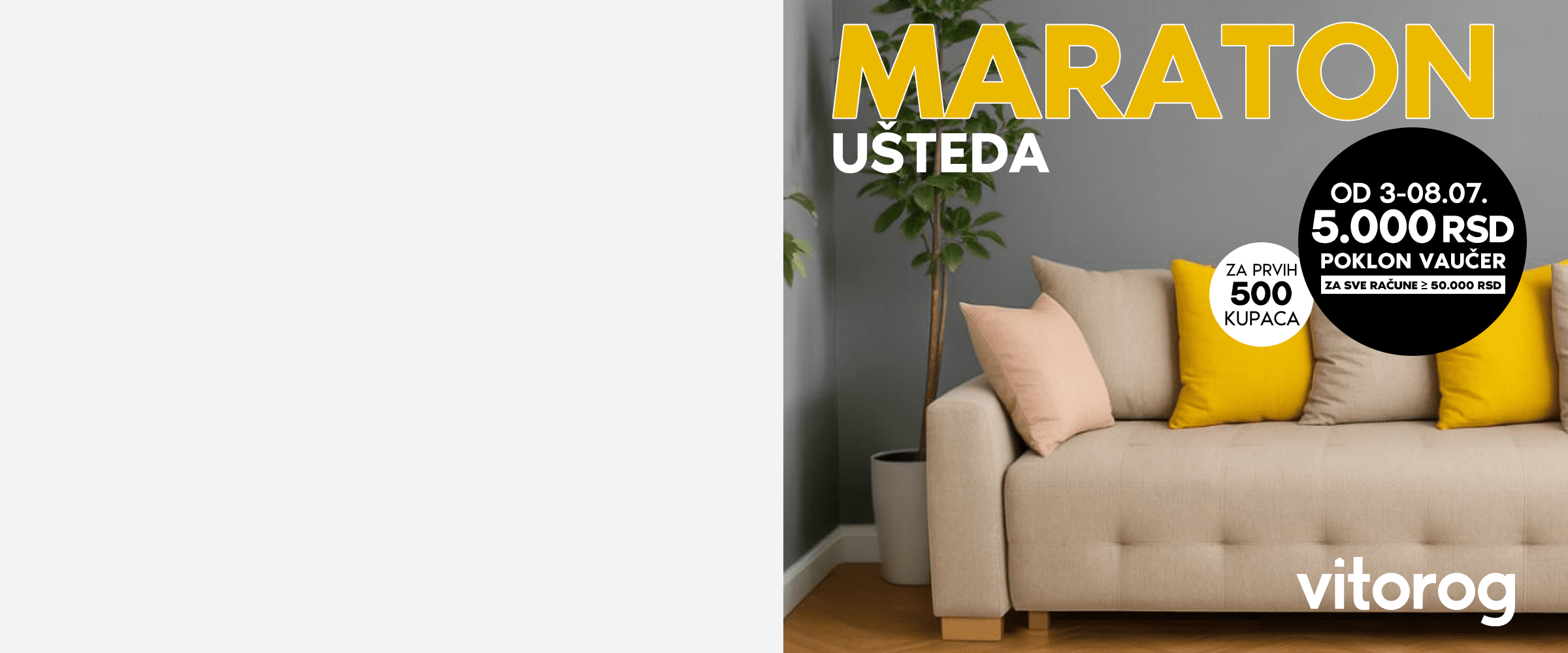 MARATON UŠTEDE!