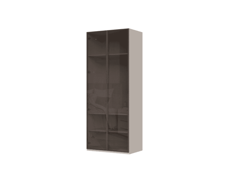 Plakar sa aluminijumskim ramom P2-2AL